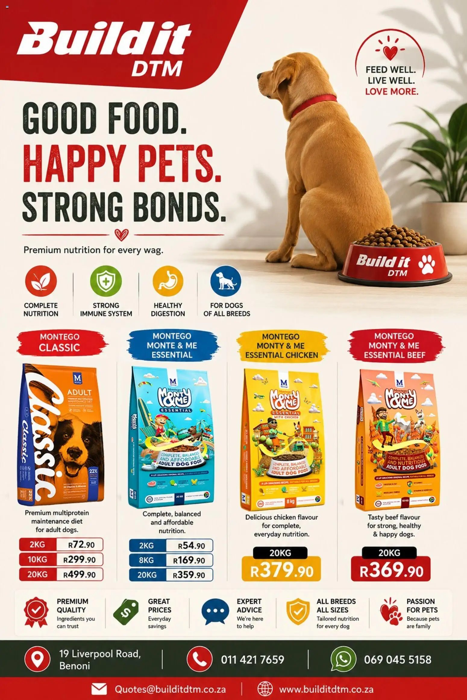 Build It Gauteng - Montego dog food