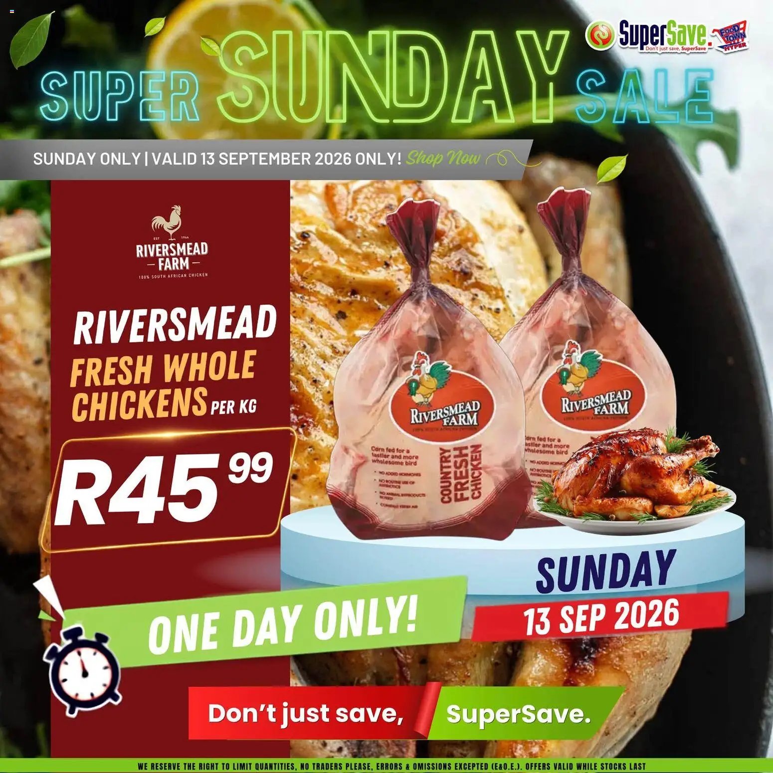 Super Save Sunday Savings