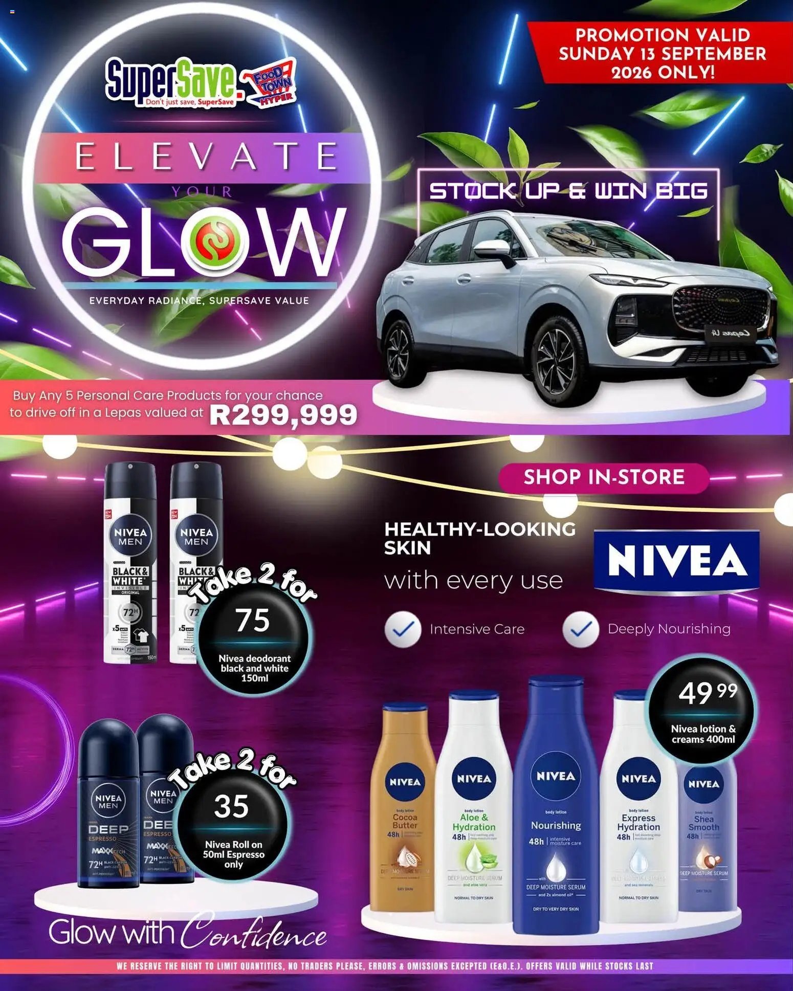 Super Save Sunday Savings