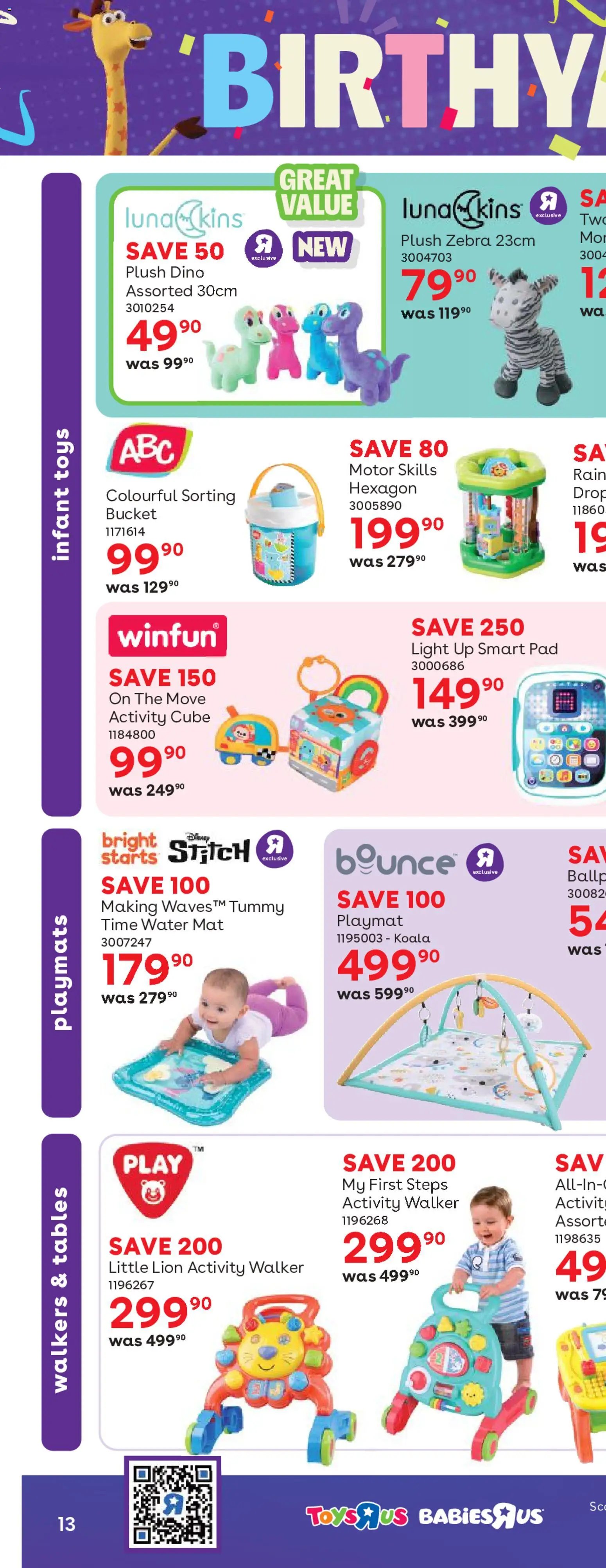 Babies R Us Big Birthday Deals