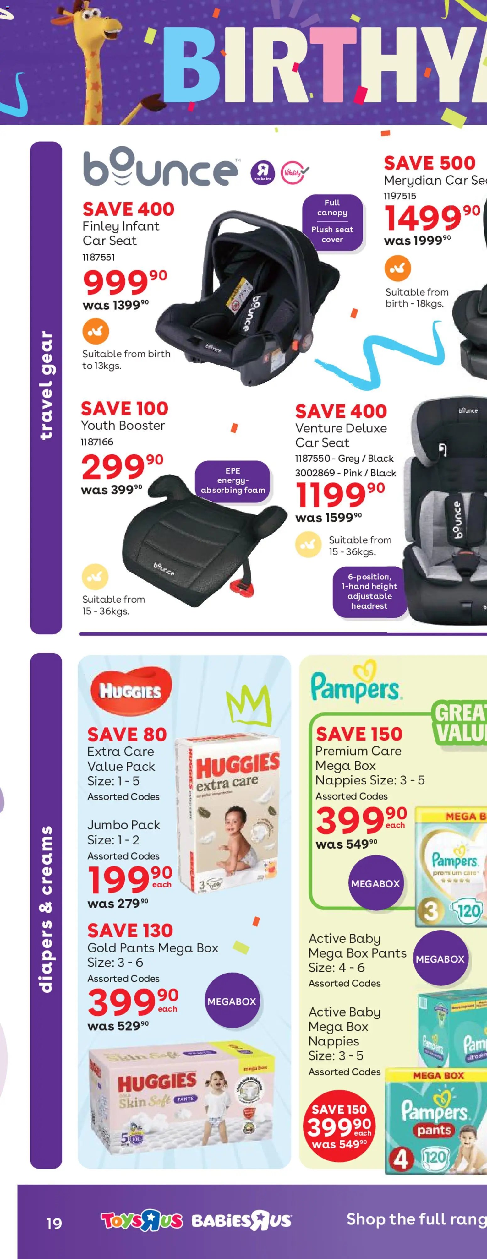 Babies R Us Big Birthday Deals