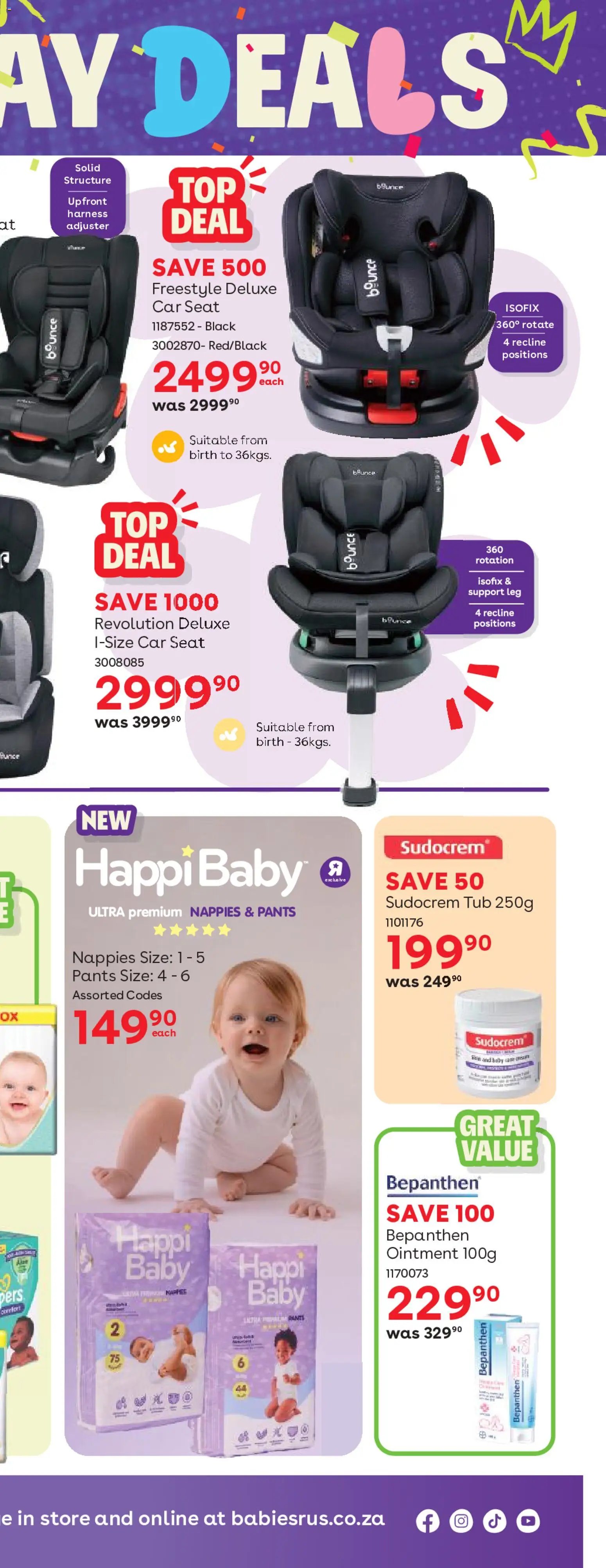 Babies R Us Big Birthday Deals