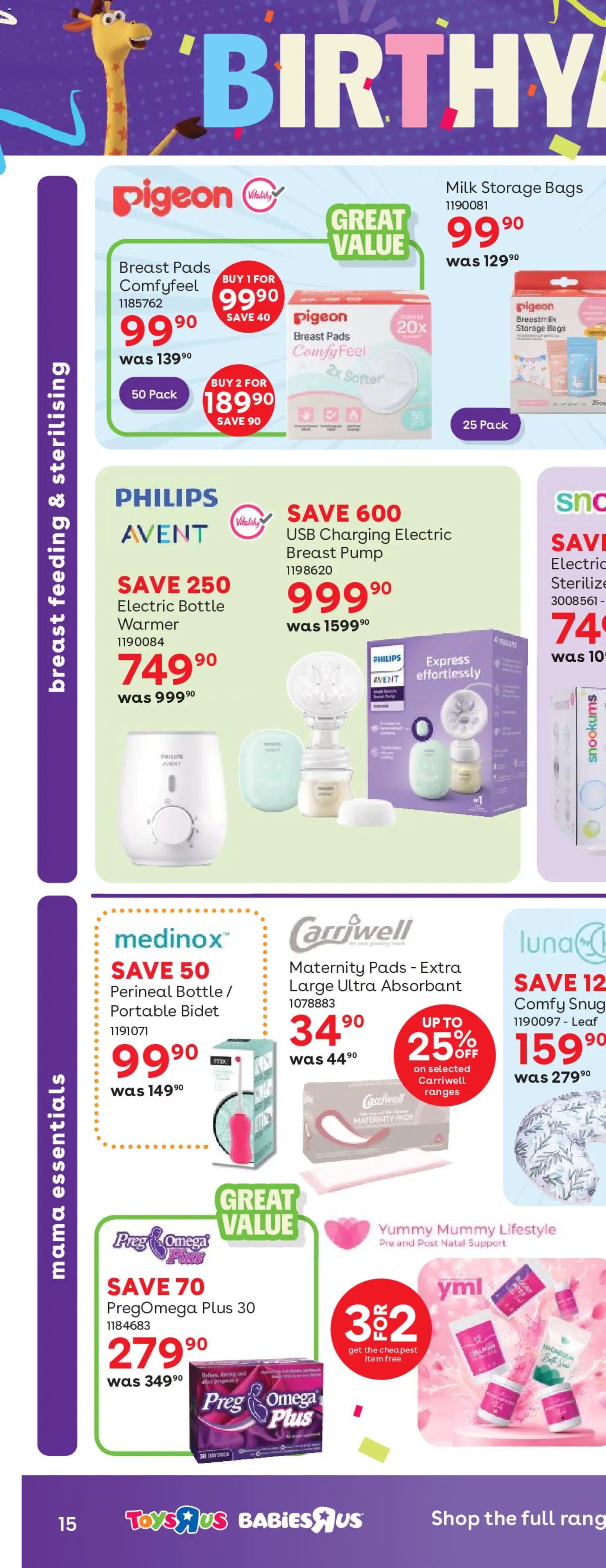 Babies R Us Big Birthday Deals