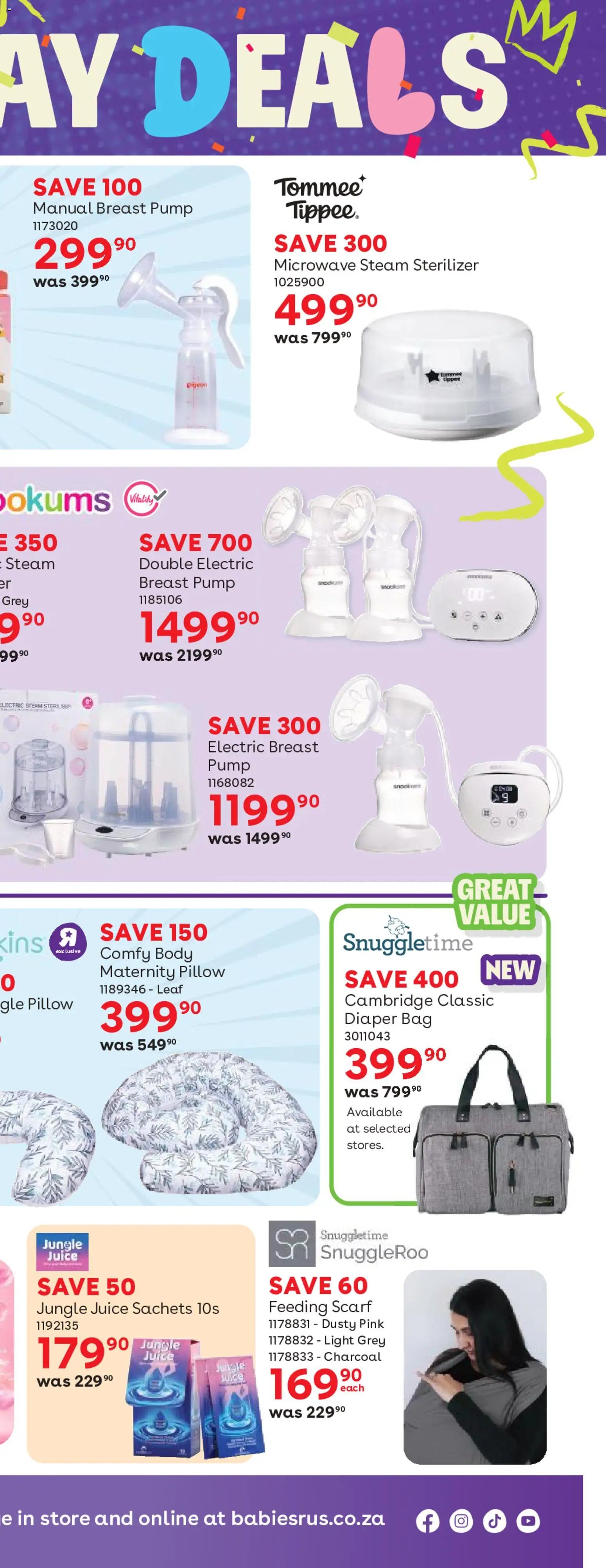 Babies R Us Big Birthday Deals