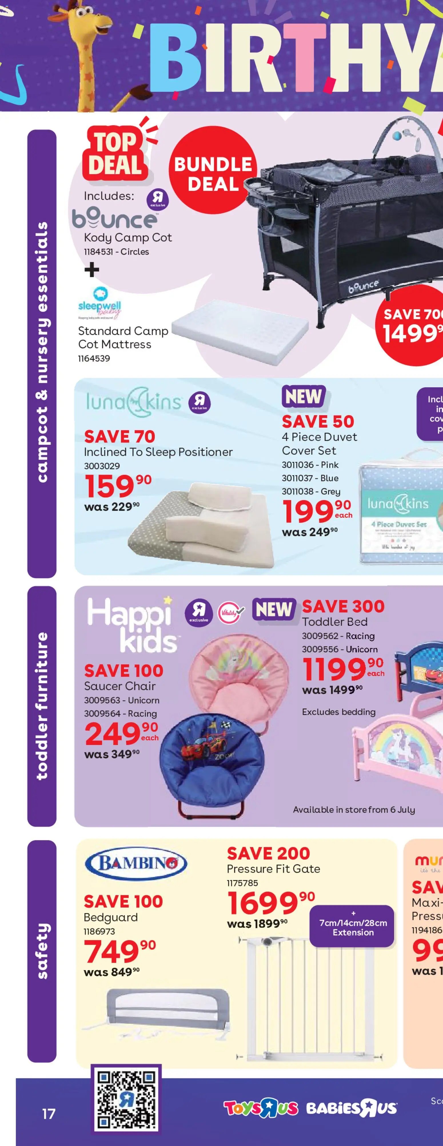 Babies R Us Big Birthday Deals