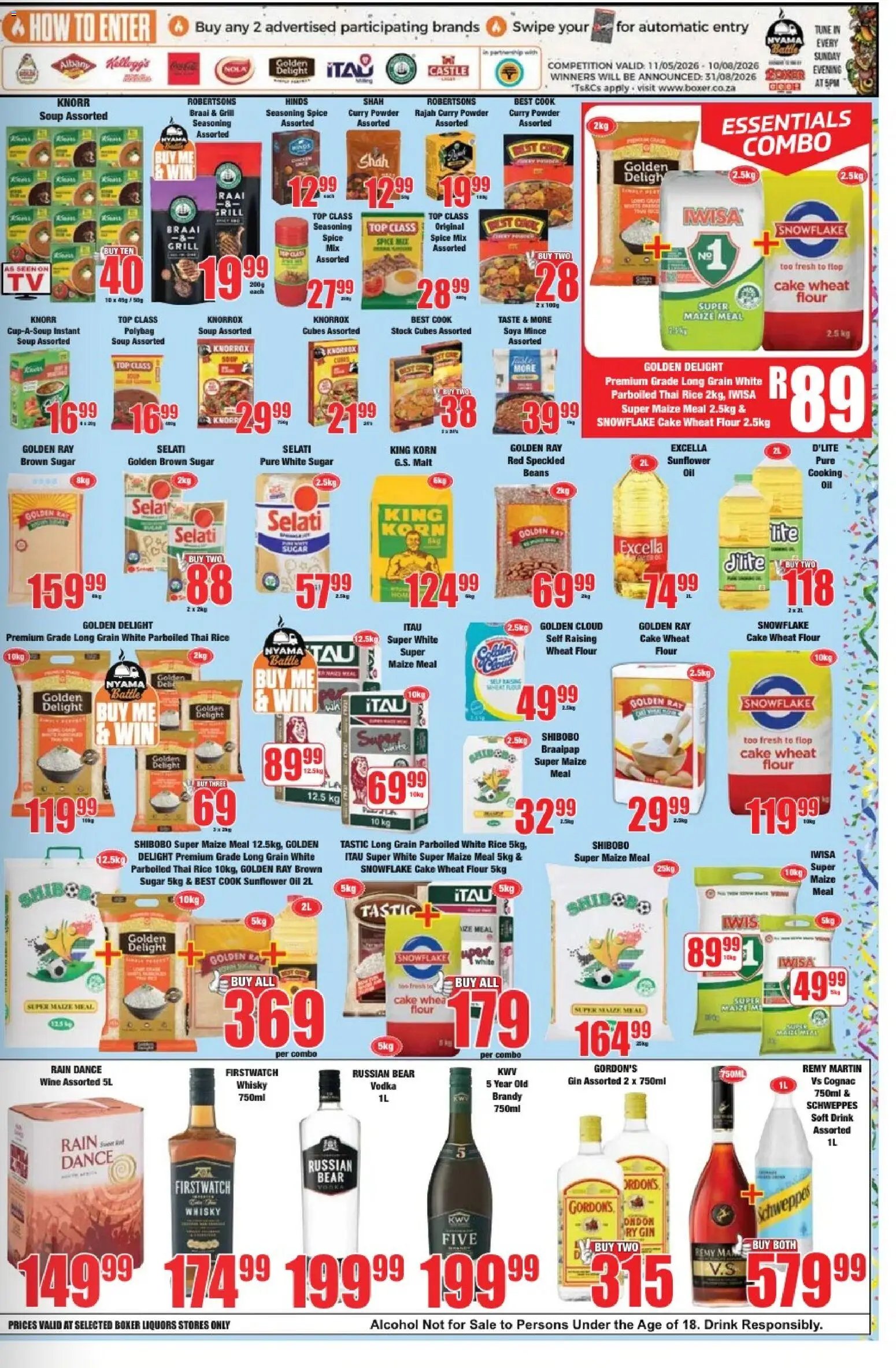 Boxer Gauteng - Specials