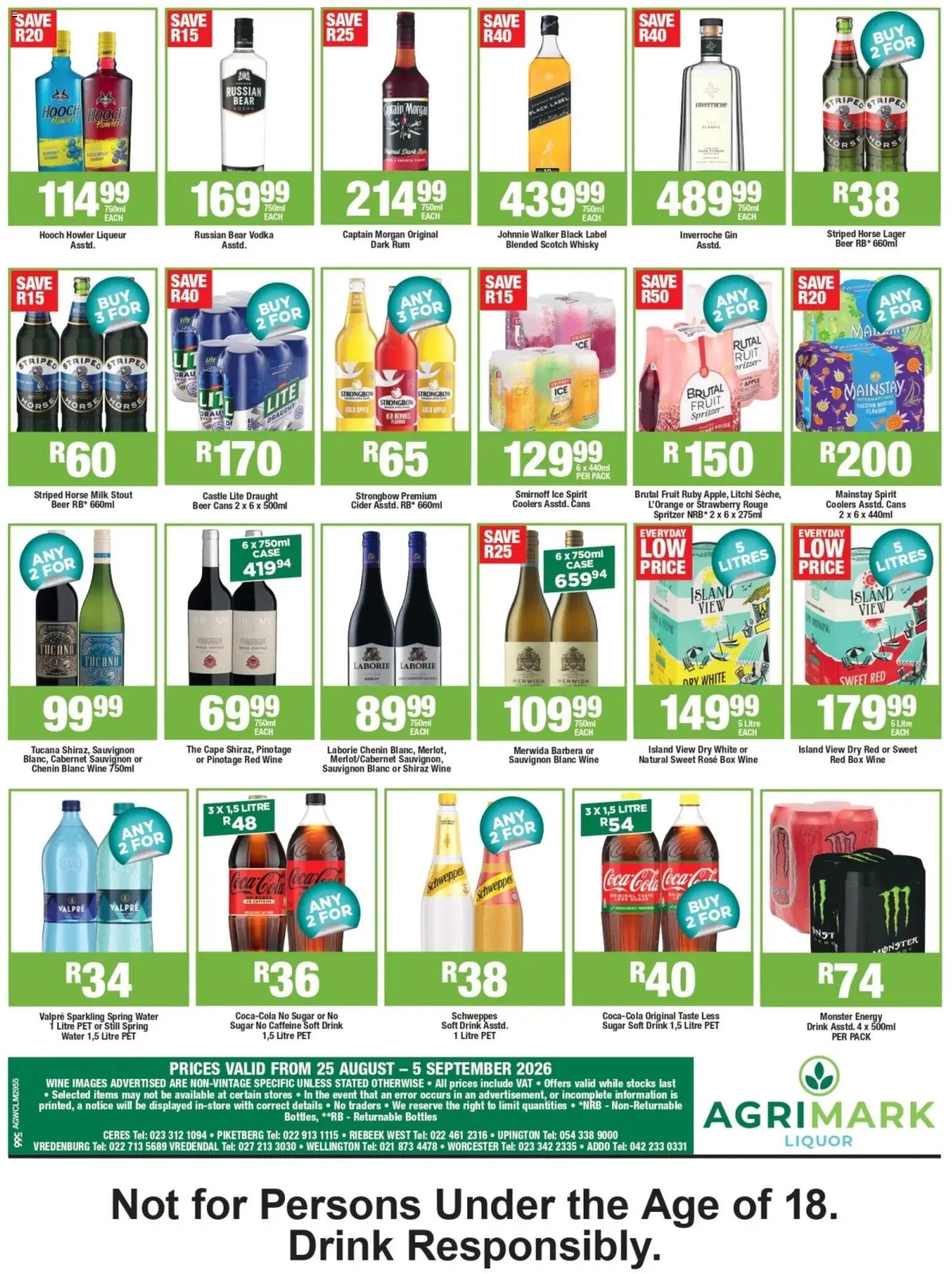 Agrimark Liquor Specials