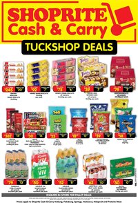 Shoprite - Gauteng - Cash & Carry Tuckshop Deals Exclusive