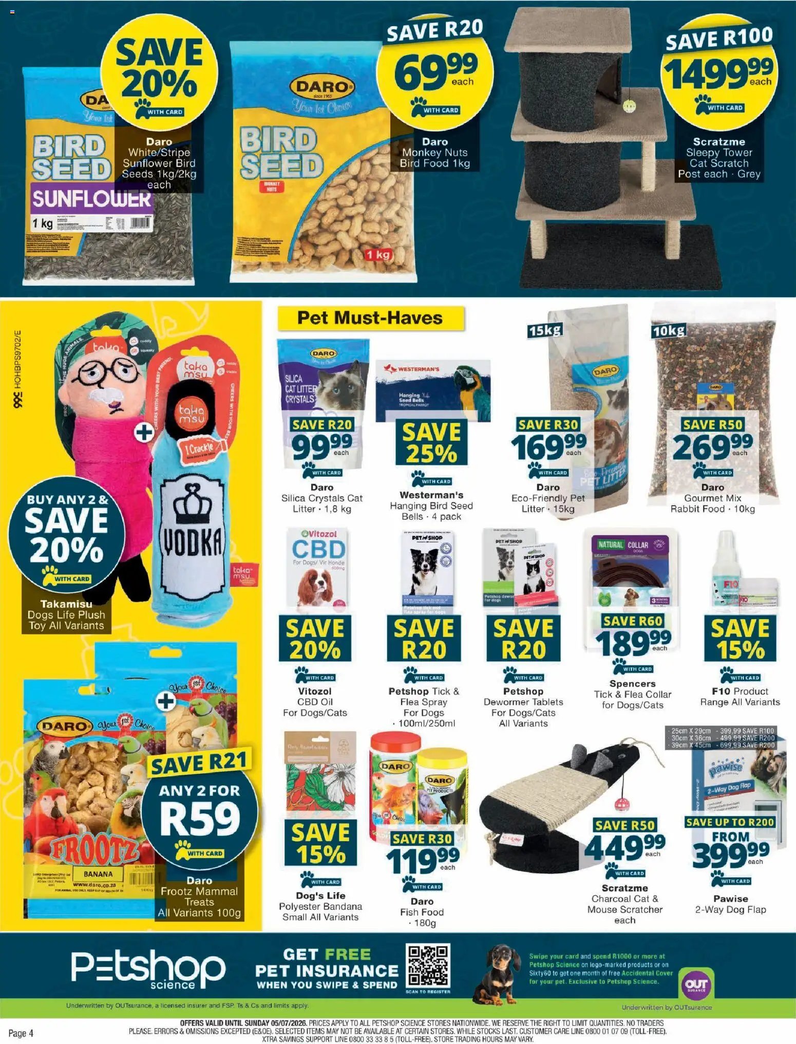 Checkers - Petshop Science Deals