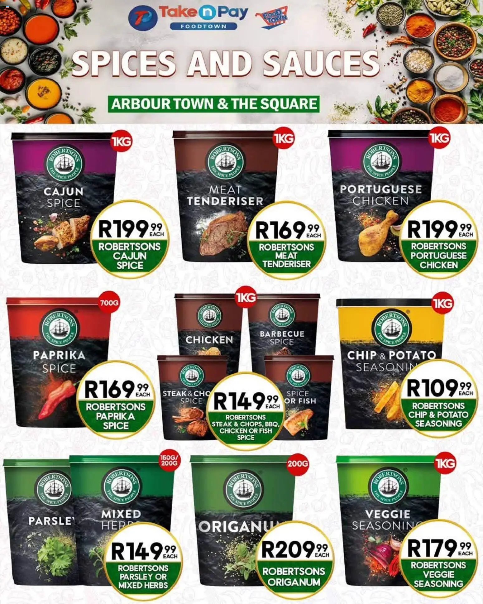 Take n Pay Catering Specials
