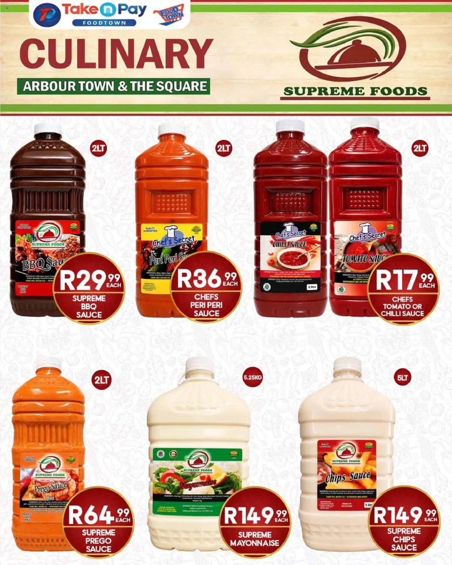 Take n Pay Catering Specials