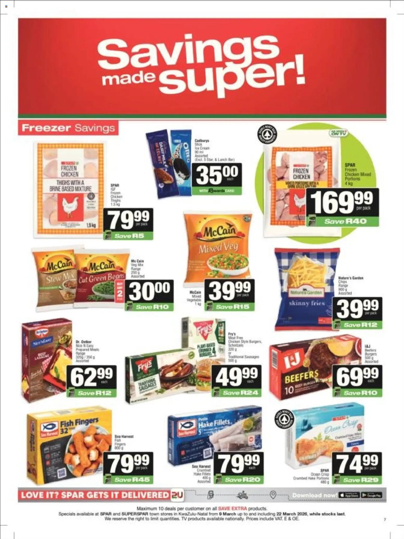 Superspar - Kwazulu-Natal - Weekly Specials (2026-03-09 - 2026-03-22) | 7