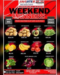 Saverite Weekend Winners