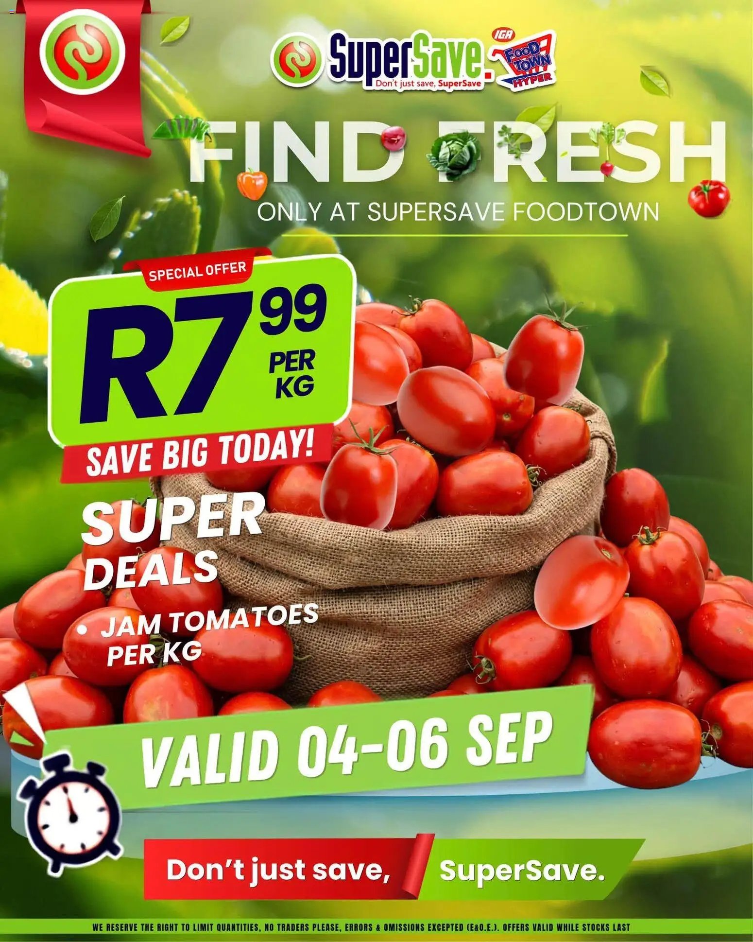 Super Save Fresh Savings