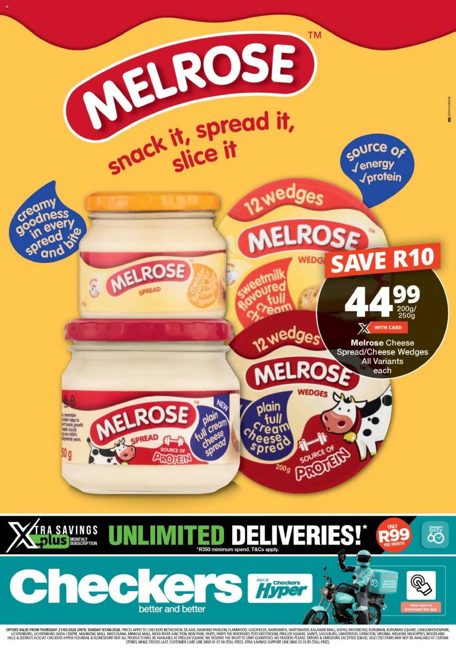 Checkers - Northern Cape - Melrose Promotion