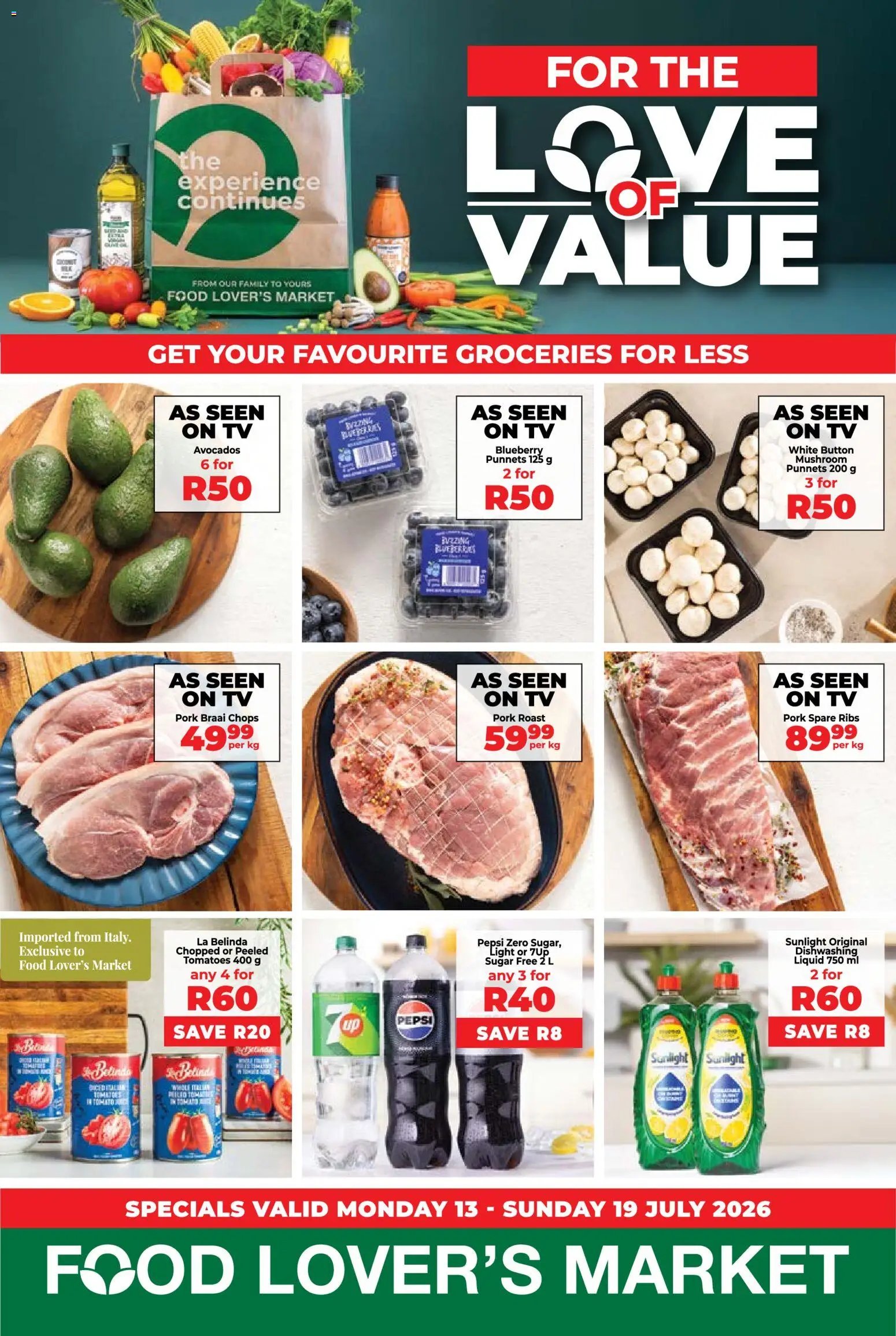 Food Lover's Market Eastern Cape - Mid Month Specials