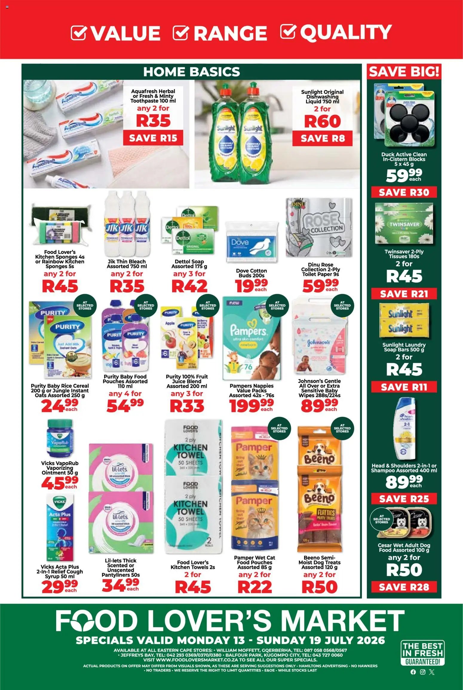 Food Lover's Market Eastern Cape - Mid Month Specials