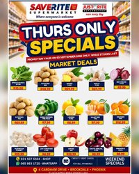 Saverite Thurs Only Specials