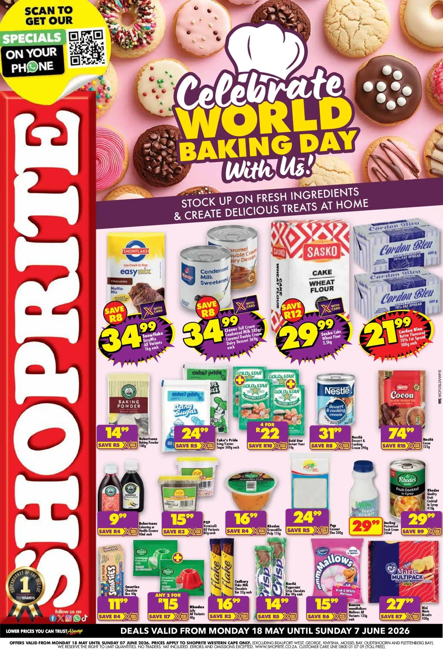 Shoprite - Western Cape - World Baking Day Essentials