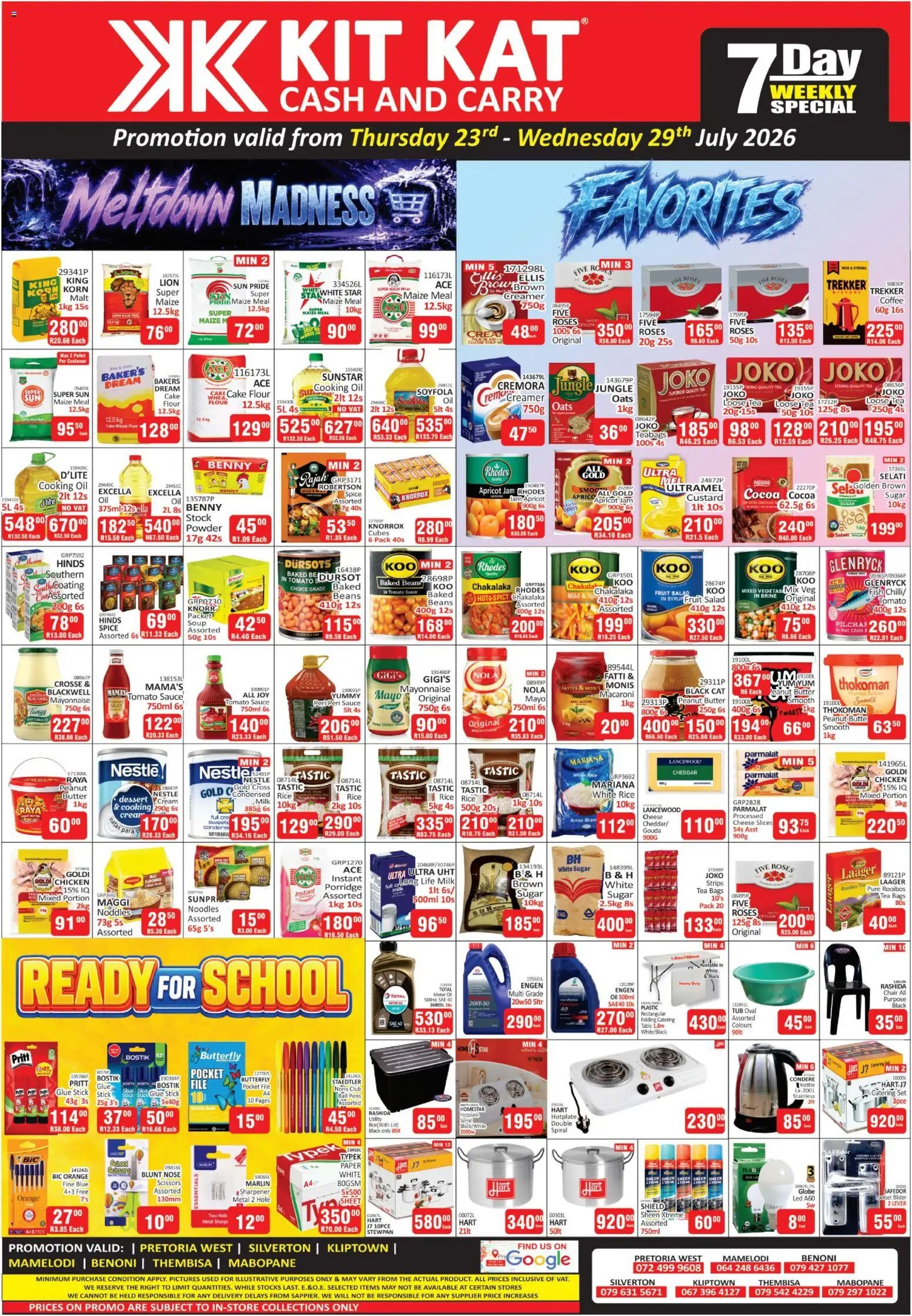 KIT KAT Cash & Carry Specials