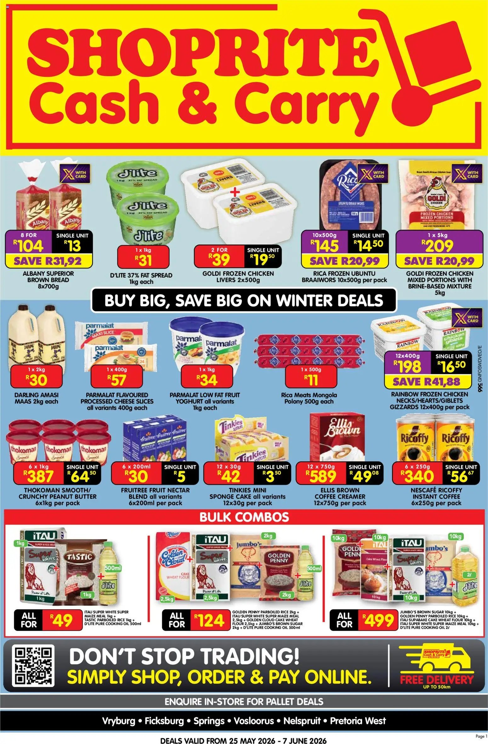 Shoprite Gauteng - Cash & Carry Winter Deals Exclusive