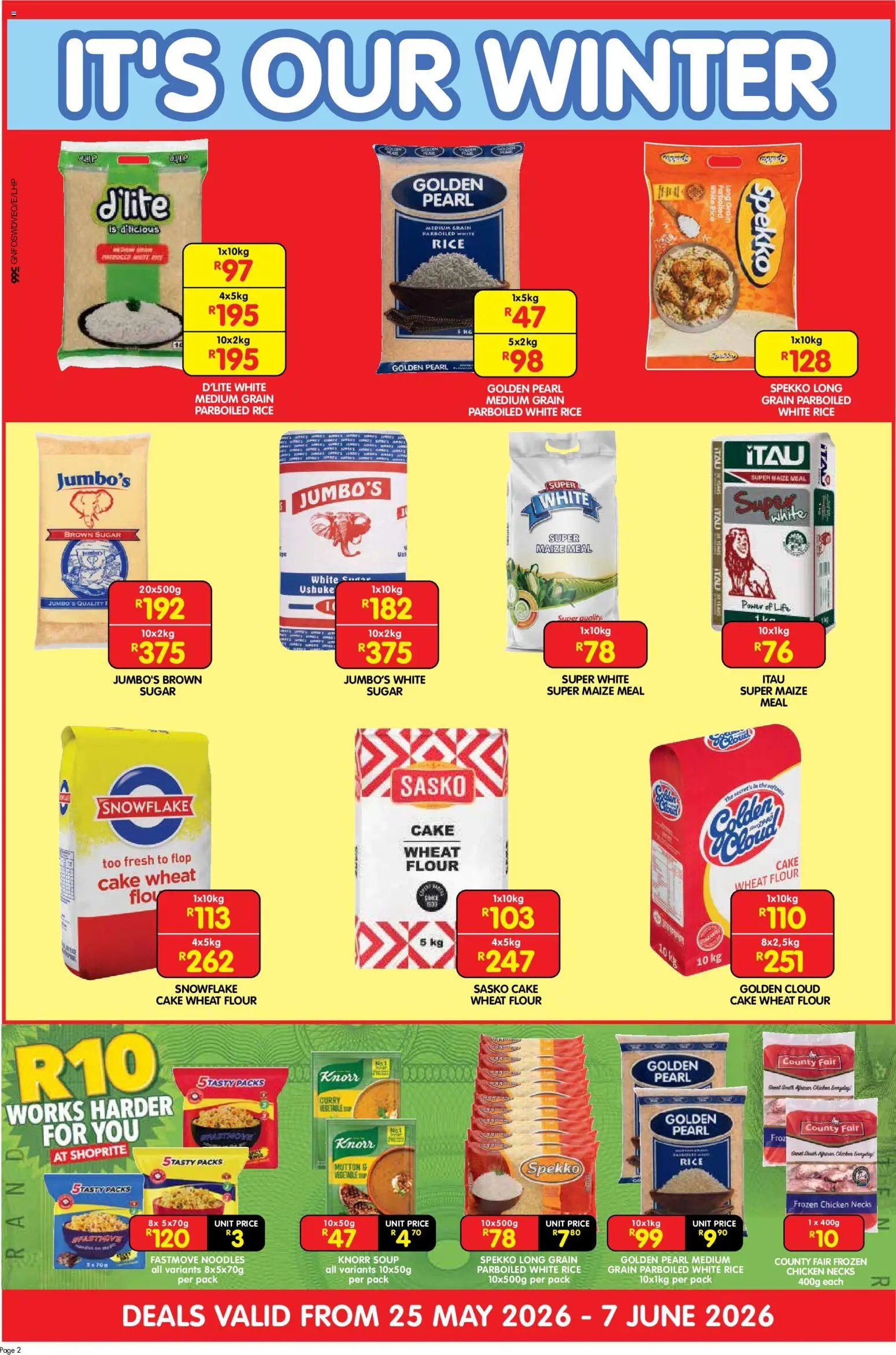 Shoprite Gauteng - Cash & Carry Winter Deals Exclusive