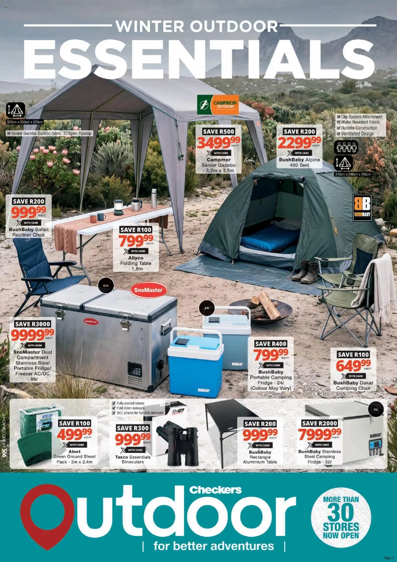 Checkers Outdoor Winter Essentials Promotion
