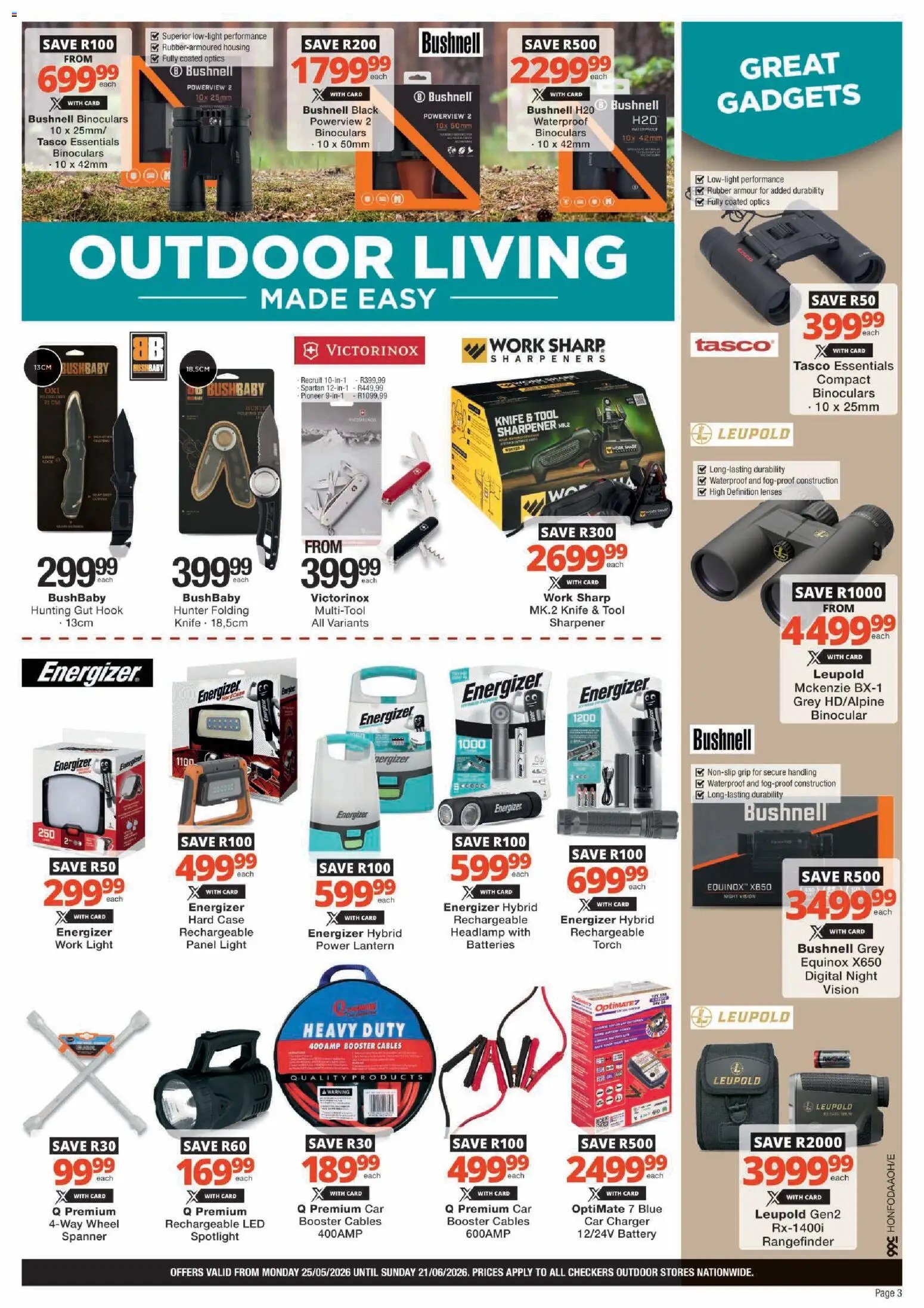 Checkers Outdoor Winter Essentials Promotion