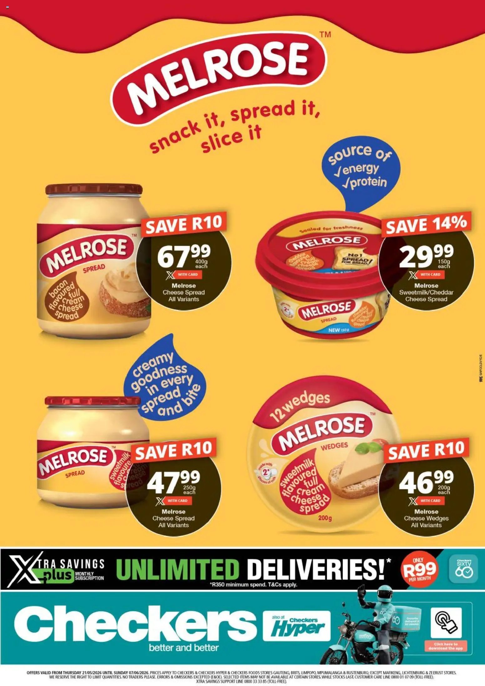 Checkers - Gauteng - Melrose Promotion