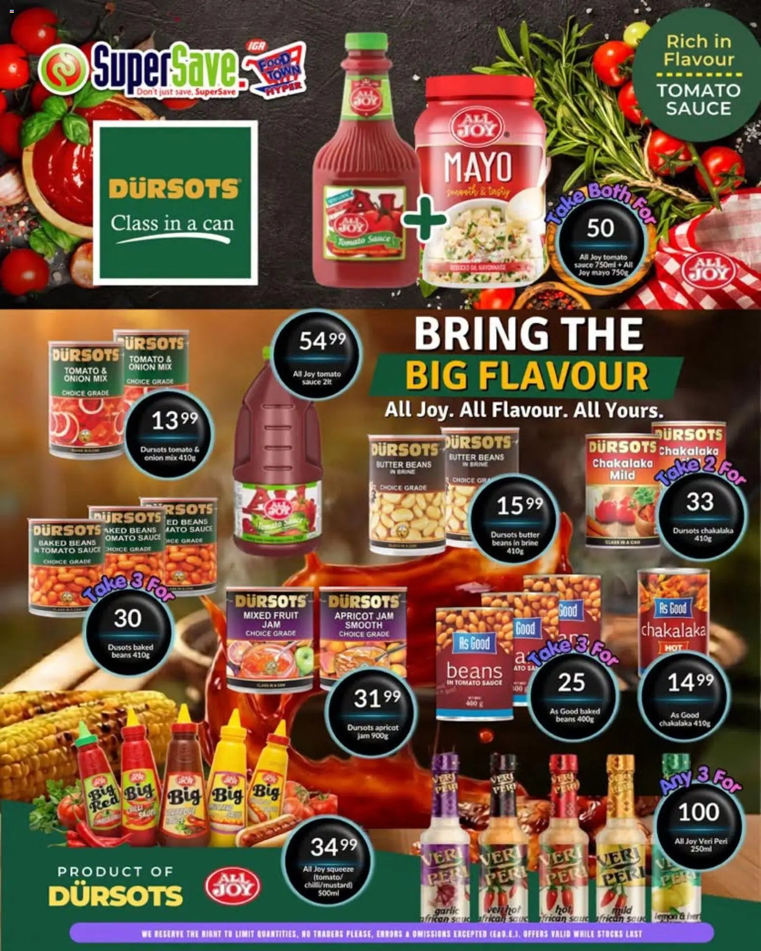 Super Save Bring the big flavour