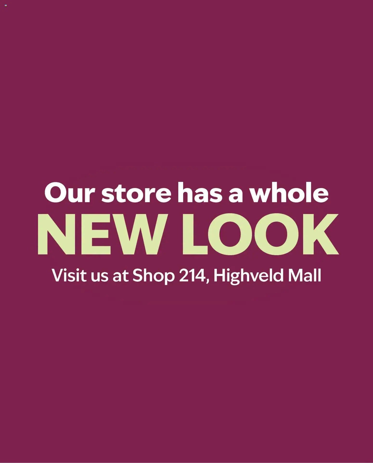 Sheet Street Highveld Mall Specials