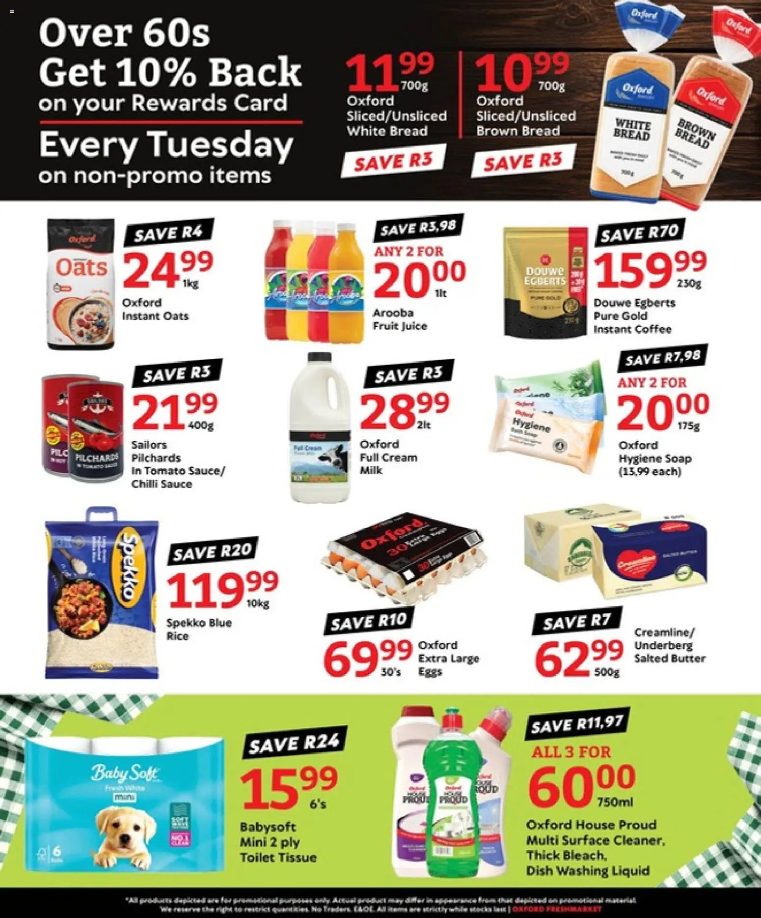 Oxford Freshmarket Tuesday Sale