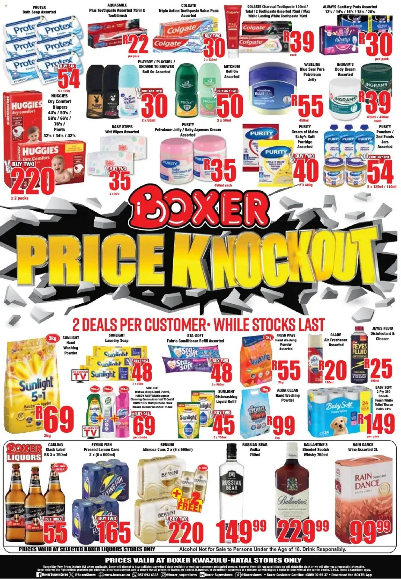 Boxer Specials