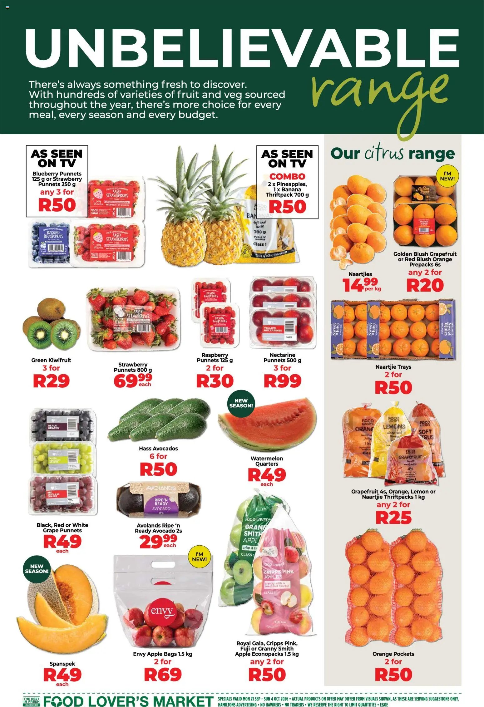 Food Lover's Market Western Cape - Weekly Specials