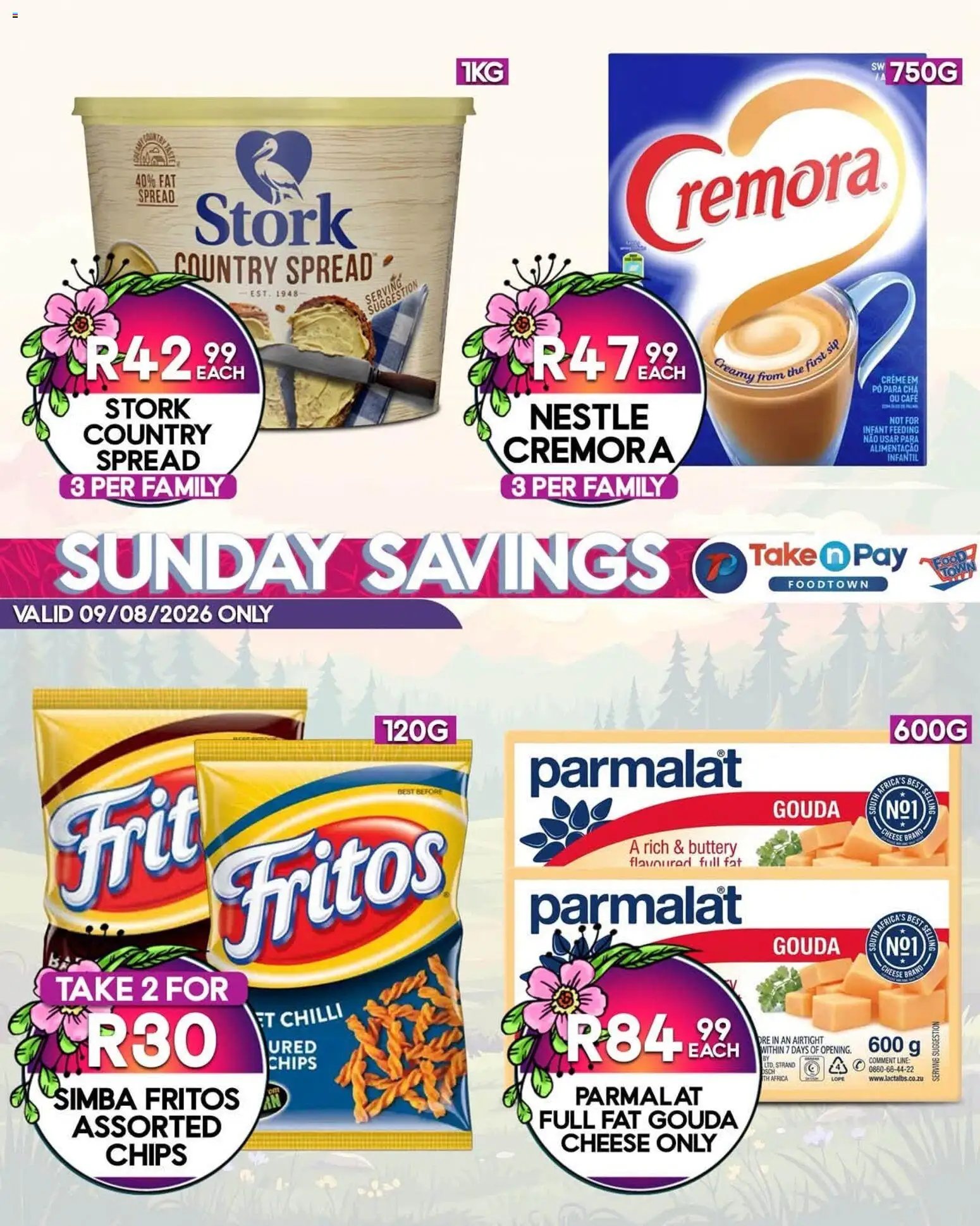 Take n Pay Sunday Specials