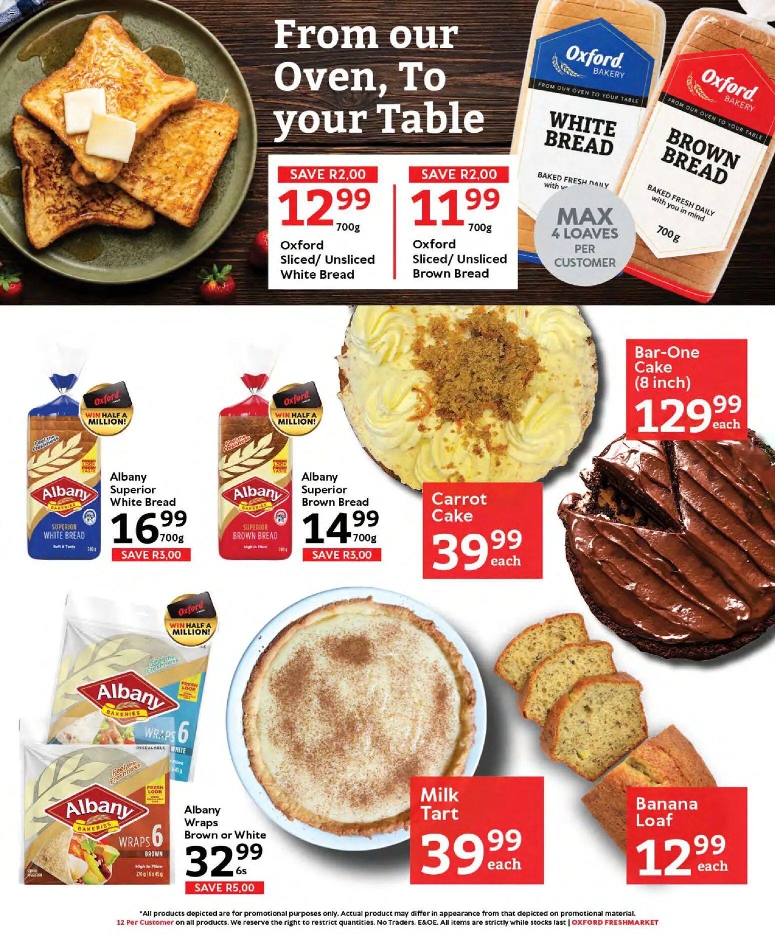 Oxford Freshmarket Specials