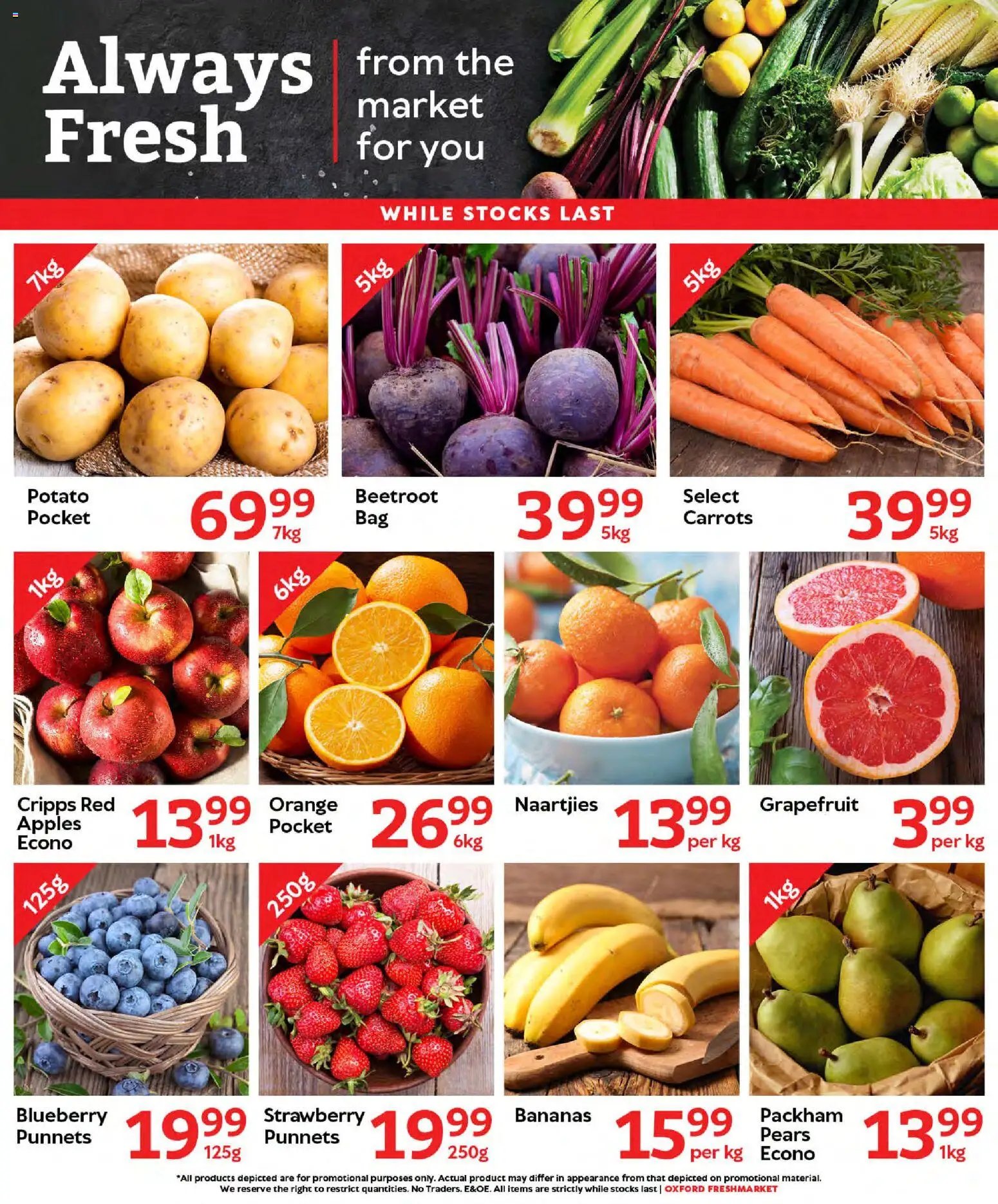 Oxford Freshmarket Specials