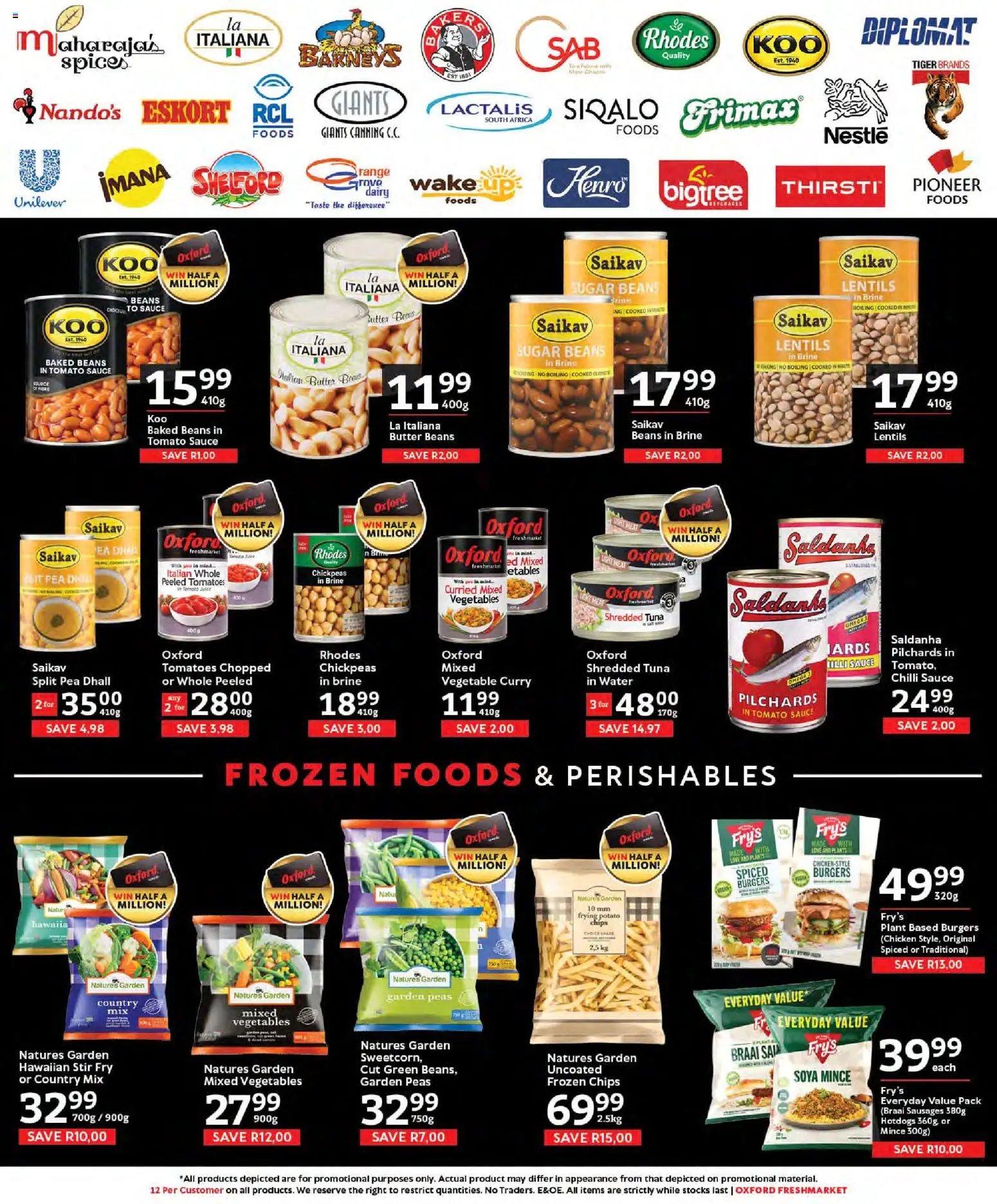 Oxford Freshmarket Specials