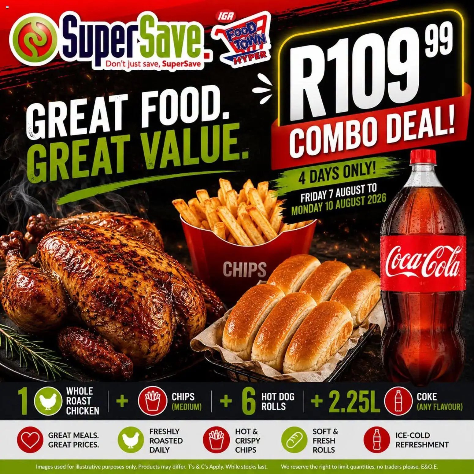 Super Save Great food. Great Value.