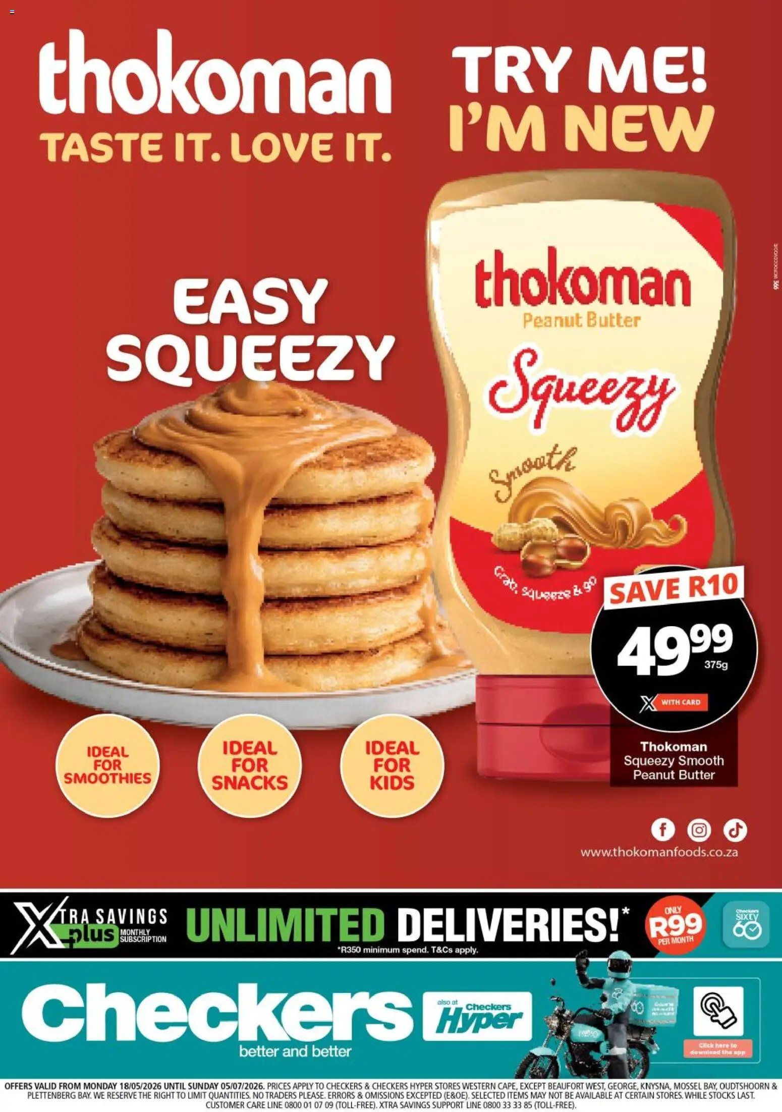 Checkers - Western Cape - Thokoman Promotion