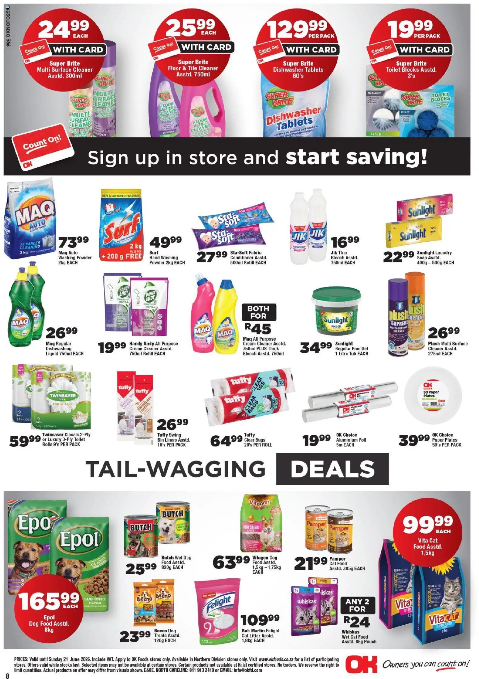 OK Foods - Gauteng - Specials