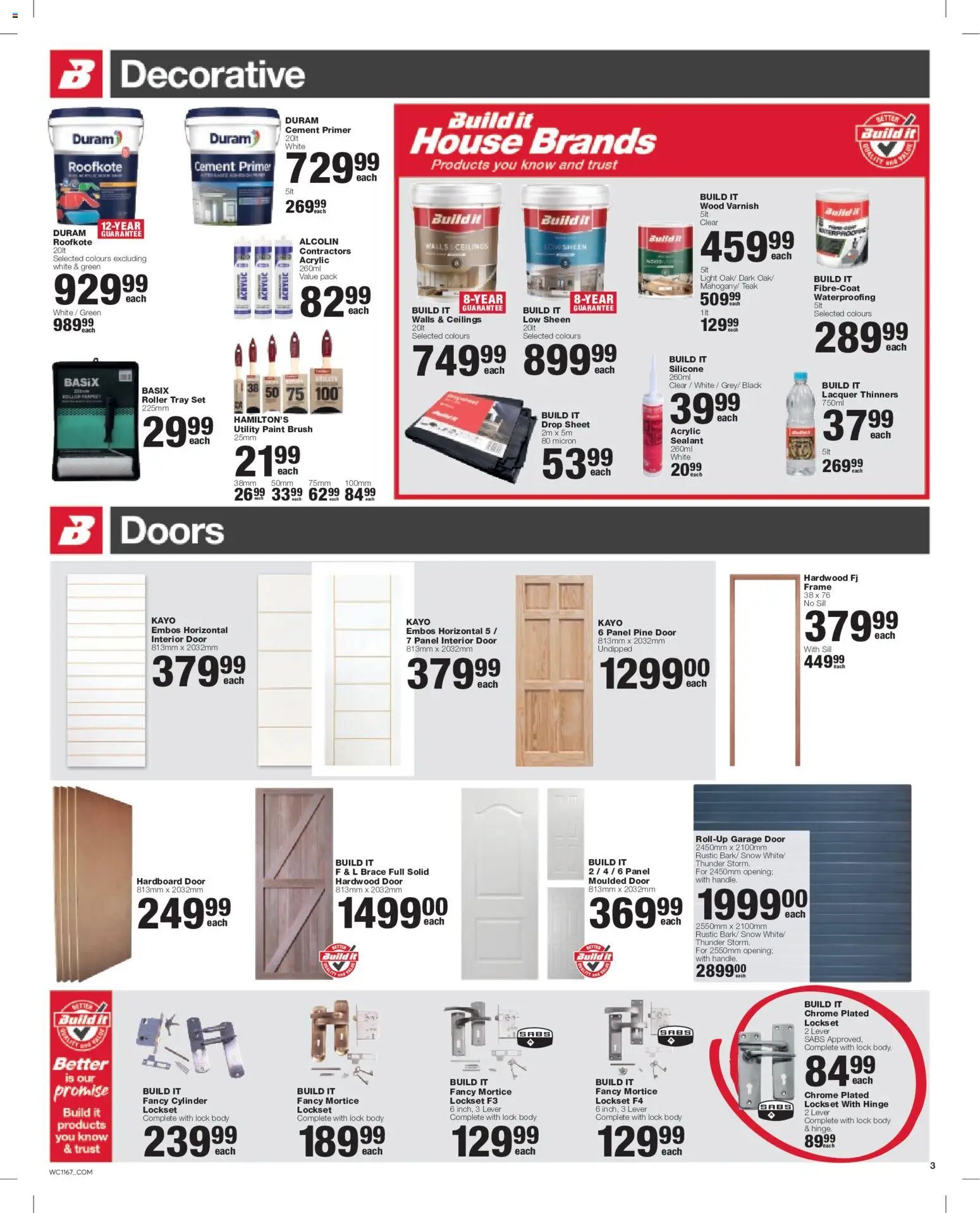 Build It Western Cape - Specials