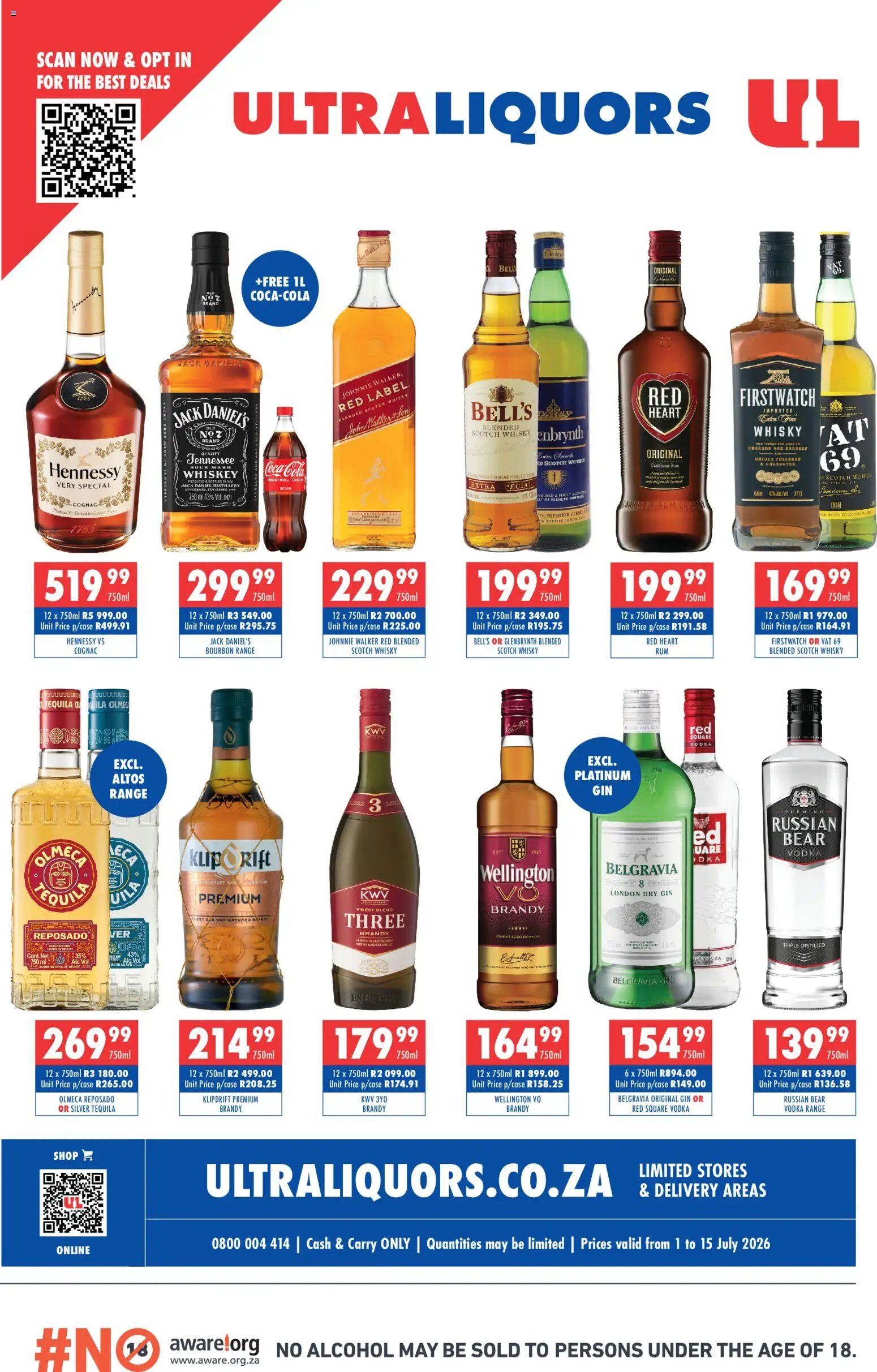 Ultra Liquors Specials