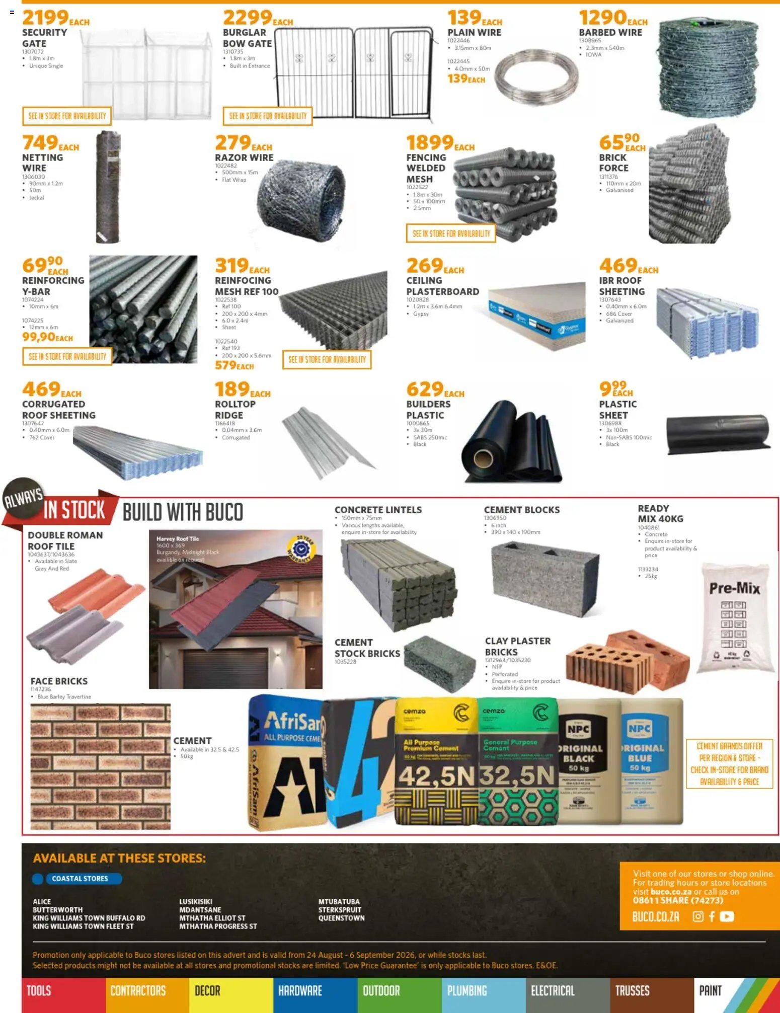 BUCO Coastal Fundamental Specials