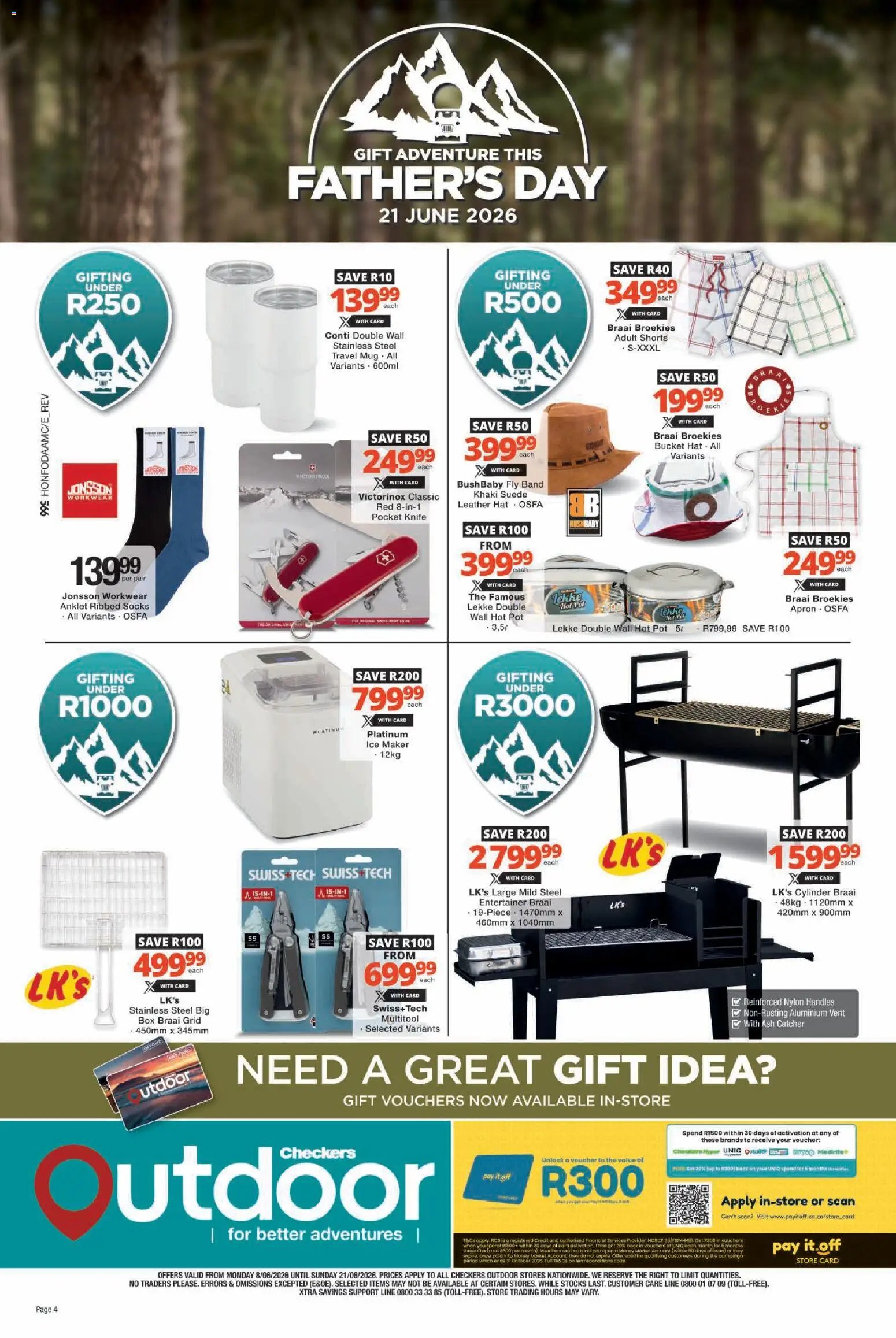 Checkers - Outdoor Father's Day Promotion