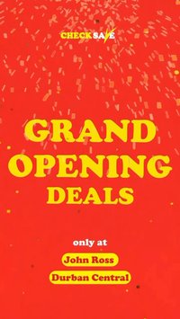 Check Save Grand Opening John Ross