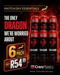 Crazy Plastics Match day essentials