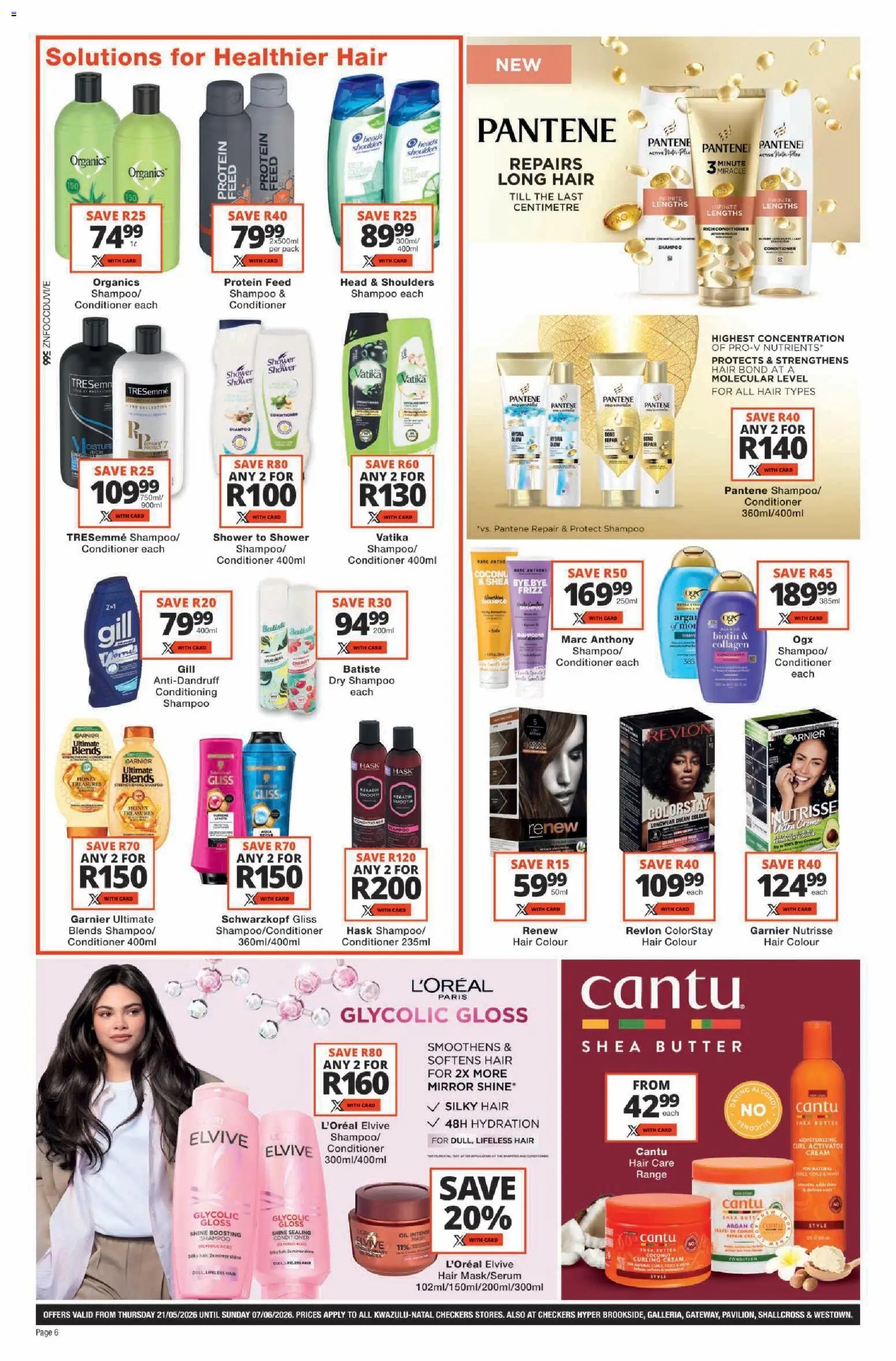 Checkers - Kwazulu Natal - Personal Care Promotion KwaZulu