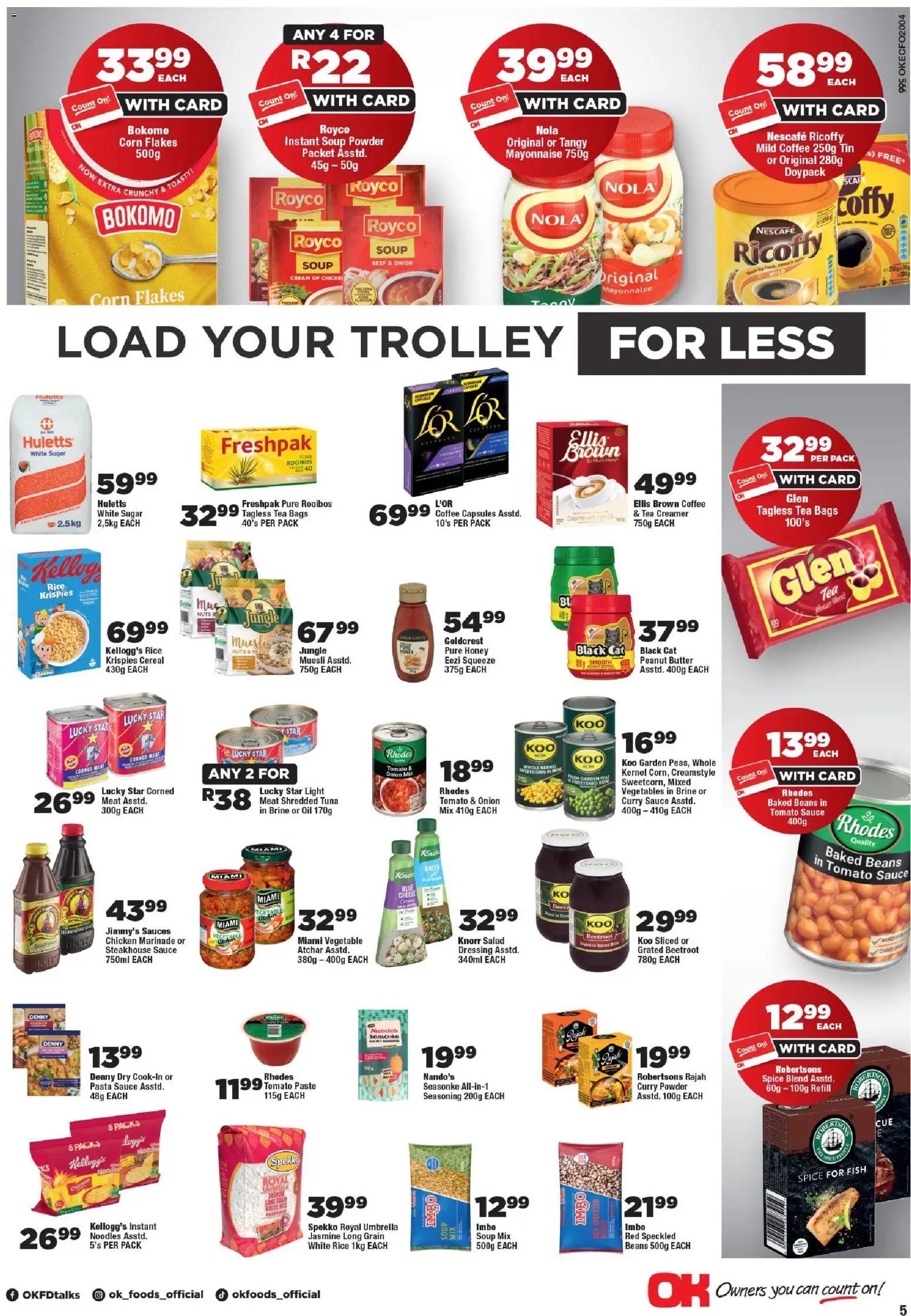 OK Foods - Eastern Cape - Specials