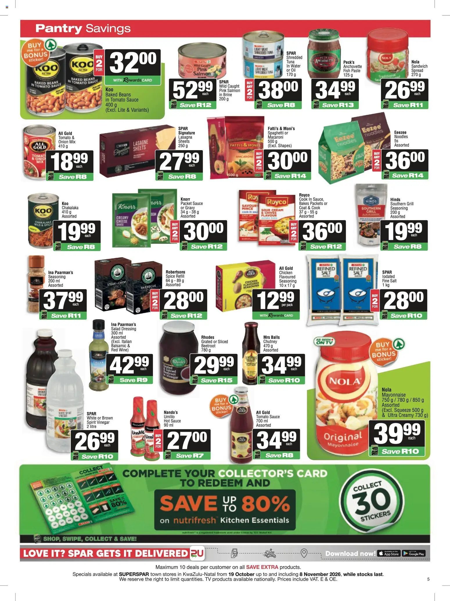 Superspar Specials